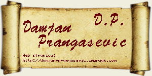 Damjan Prangašević vizit kartica
